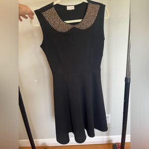 Maison Jules black skater dress